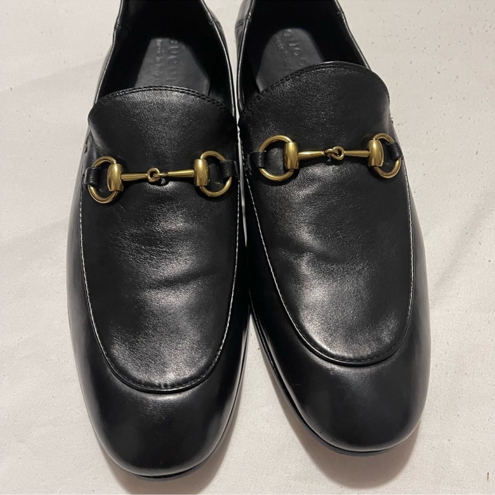 Gucci Loafers with Horse-Bit Detail Black Sz 10 - Picture 4 of 9
